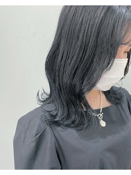 マッシュ チャヤマチ(MASHU chayamachi) ブルーブラックカラー