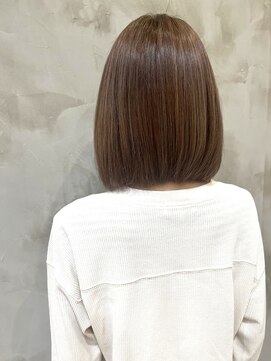 ポルム パプリカ(polum paprika) ワンカール丸みボブ20代30代愛されブラウン