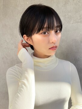 メゾンドイギー(MAISON de IGGY) シースルーショート×シアーアッシュ#ヘルシースタイル