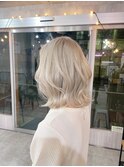 【MIRAC町田店河原崎】ホワイトブロンドカラー