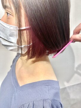 トゥーリ 長崎住吉店(tuuli) ピンクインナーカラー！