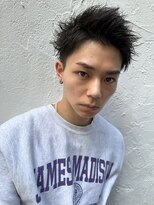 ロニカ 銀座(LOuNICA)&nbsp;スパイキーショート　ツーブロック　ツイストスパイラル