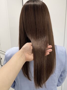 コレクティブワーク 表参道 渋谷(COLLECTIVE WORK) 艶髪　ストレート　ベージュカラー　髪質改善　オージュア　酸熱