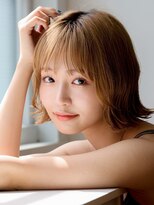 リトル 下長(little)&nbsp;切りっぱなしベージュくびれボブ