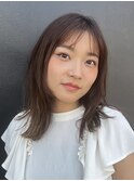 ☆大人かわいい20代30代40代くびれミディアムボブフェザーバング