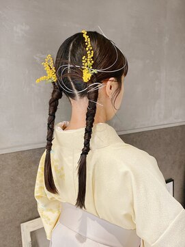 ボコカ(bococa) 【macana指名】ヘアセット　タイトアレンジ　卒業式ヘア