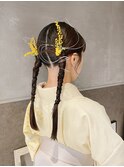 【macana指名】ヘアセット　タイトアレンジ　卒業式ヘア