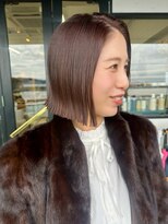 フィルム(FiLMs) 切りっぱなしボブ/マロンブラウン