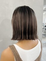 フォト 新宿(foto)&nbsp;■アッシュカラーグレージュハイライトレイヤーカット