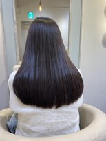 アンド ラ ブランシュ(&.La Blanche)&nbsp;ワンレン/黒髪カタログ/ネビージュ/小顔/髪質改善