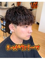 ビカム 名駅(become)&nbsp;【シャドウパーマ】メンズマッシュ刈り上げショートスパイラル