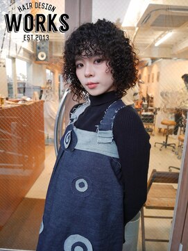 ワークス ヘアデザイン(WORKS HAIR DESIGN) ミディアムカーリースパイラルパーマ