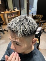 スウェル 柏店(Swell)&nbsp;フェードメッシュ/ハイライト/メンズベリーショート