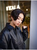 ハンサムマッシュショート