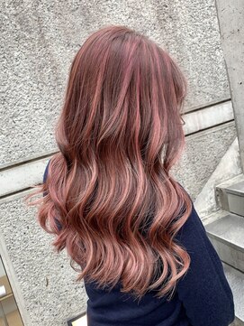 アンククロス 渋谷(ANKH CROSS) ピンクハイライト/ハイライトカラー/ピンクカラー/渋谷/カラー