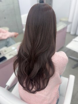 エヌアイ オモテサンドウ(ni omotesando) ブリーチなしカラー/透明感ラベンダーベージュ！