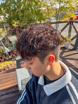 ティーワン 神埼店(T-one)&nbsp;▼メンズパーマスパイラルパーマショートスペインカール