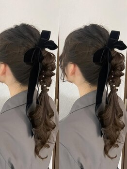 ヘアセット専門店 ナゴミ 渋谷店(nagomi)の写真/デート/女子会/二次会/ちょっとしたお呼ばれに◎実力派スタイリストがヘアアレンジで可愛く変身させます♪