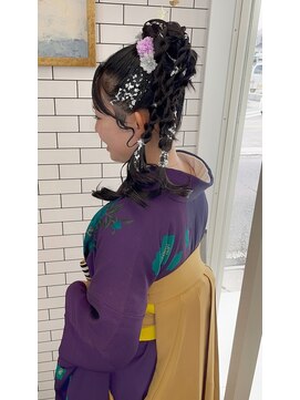 リール(THE RIRE.) *THE  RIRE.  卒業式袴ヘア×編みおろしポニーアレンジ*