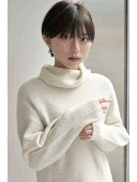 バンプ ギンザ(BUMP GINZA) 30代、40代/丸みくびれショートボブ×白髪染めハイライト/大宮