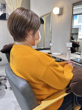 ヘアーポケット リタ(HAIR POCKET ritta) お悩み女子解決☆ショート×オリーブベージュ