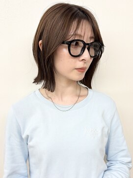 モリオフロムロンドン 松戸店(Morio from London) 【モリオ松戸　石山】ぷつっとくびれボブ切りっぱなしボブ前髪有