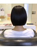 切りっぱなしボブ