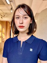 ルル 表参道(lulu.)&nbsp;【高橋弥生】内巻きボブ　シースルーバング