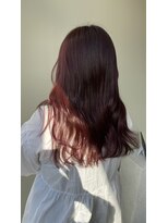 ユニバイリサ 天神大名店(uni by risa) カシスレッド