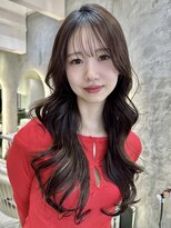 ロンドネートゥル 新潟(Lond naitre)&nbsp;新潟／万代／顔まわり／レイヤー／韓国巻き／チョコブラウン