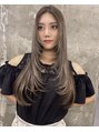 キング 心斎橋店(K!ng)&nbsp;ロングのレイヤーも顔まわりから丁寧にカットします