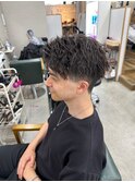 メンズカット/メンズパーマ/バーバースタイル/メッシュキャップ