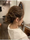 ふんわり華やか結婚式ヘアアレンジ/代官山ヘアアレンジ/徒歩5分
