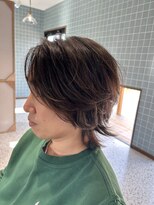 ワンバイアンジ(ONE by Angie) マッシュウルフ×動きのあるメンズレイヤーカット