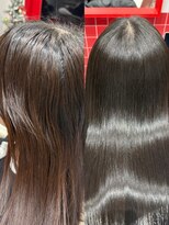 ぷてぃ(petit) 艶髪ブルーブラック