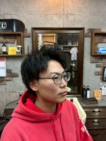 アールズ ヘア(R's hair)&nbsp;MEN’S HAIR/サーフカール/刈り上げセンターパート/印西