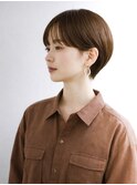 ミニマムショート/ミニショート/茶髪/ブラウンカラー30代40代