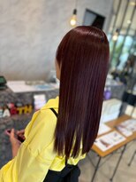 アース 南福島店(HAIR&MAKE EARTH) Berry pink 艶カラー