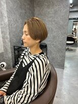 ザ シーワークス ときわ台店(THE Cworks)&nbsp;ハイトーン/ハンサムショート/ハイライト/ベージュ