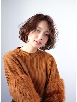 シアン ヘア デザイン(cyan hair design) 【透明感No1】柔らかニュアンスボブ