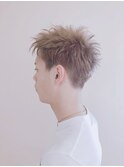 【ANAZA hair/難波】メンズハイトーングレージュ