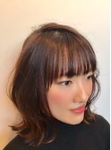 切りっぱボブ
