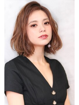 シトロン ブラン(CITRON blanc) 大人シースルーウェーブ 無造作ルーズカール ことりベージュ