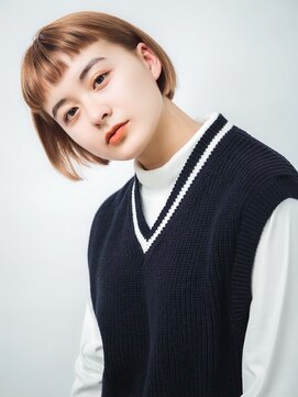 キッカ(kicca) 【kicca】ナチュラル&シンプル　ボブスタイル