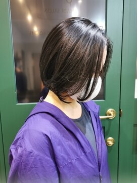 プチメゾントウキョウ(Petit Maison Tokyo) 前下がりボブ_ナチュラルブラック