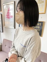 ニカ(NICA) 【NICA】ミニボブショートショートボブブルーブラック ▽中山