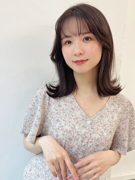 ベイルーム(BAYROOM by HONEY omotesando) 大人可愛い20代30代40代小顔くびれミディアム×クリームグレー
