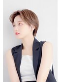 美髪ホワイトグレージュネビージュ大人かわいいこなれミディ