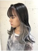 【Voasortegarden】ホワイトグレーインナーカラー