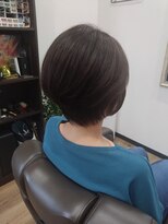 ユニ ヘアサロン イシグロ(yuni HAIRSALON ishiguro) ショートボブ+ヴィラロドラカラー